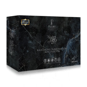 Colección aspectos de transformación de orquídea negra | Hidratante, concentrado, suero, tónico, gel, hidratación, potenciador de vitaminas, antienvejecimiento, mascarilla, antiarrugas, colágeno y limpiador | Edición limitada