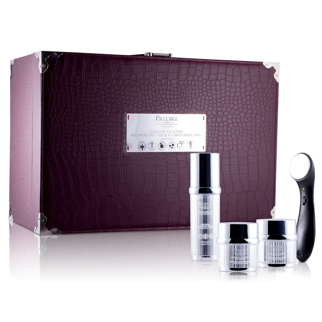 Diamond Exclusive - Red Wine Face, Chest & Neck Collection (4 Pcs)