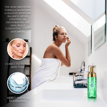 Oil Control Teal Lava Foam Facial Cleanser with Collagen and Stem Cell Technology (Rich with Vitamin E & A)