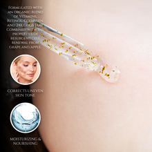 Concentrado Antiedad con Hoja de Oro 24K 50x | Multi-Vitaminas A, C y E con Potenciador de Retinol y Colágeno