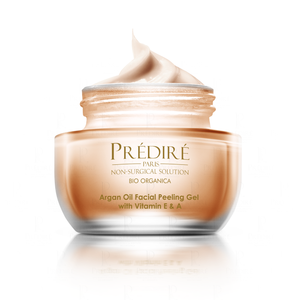 Gel Exfoliante Facial de Aceite de Argán con Vitaminas E y A