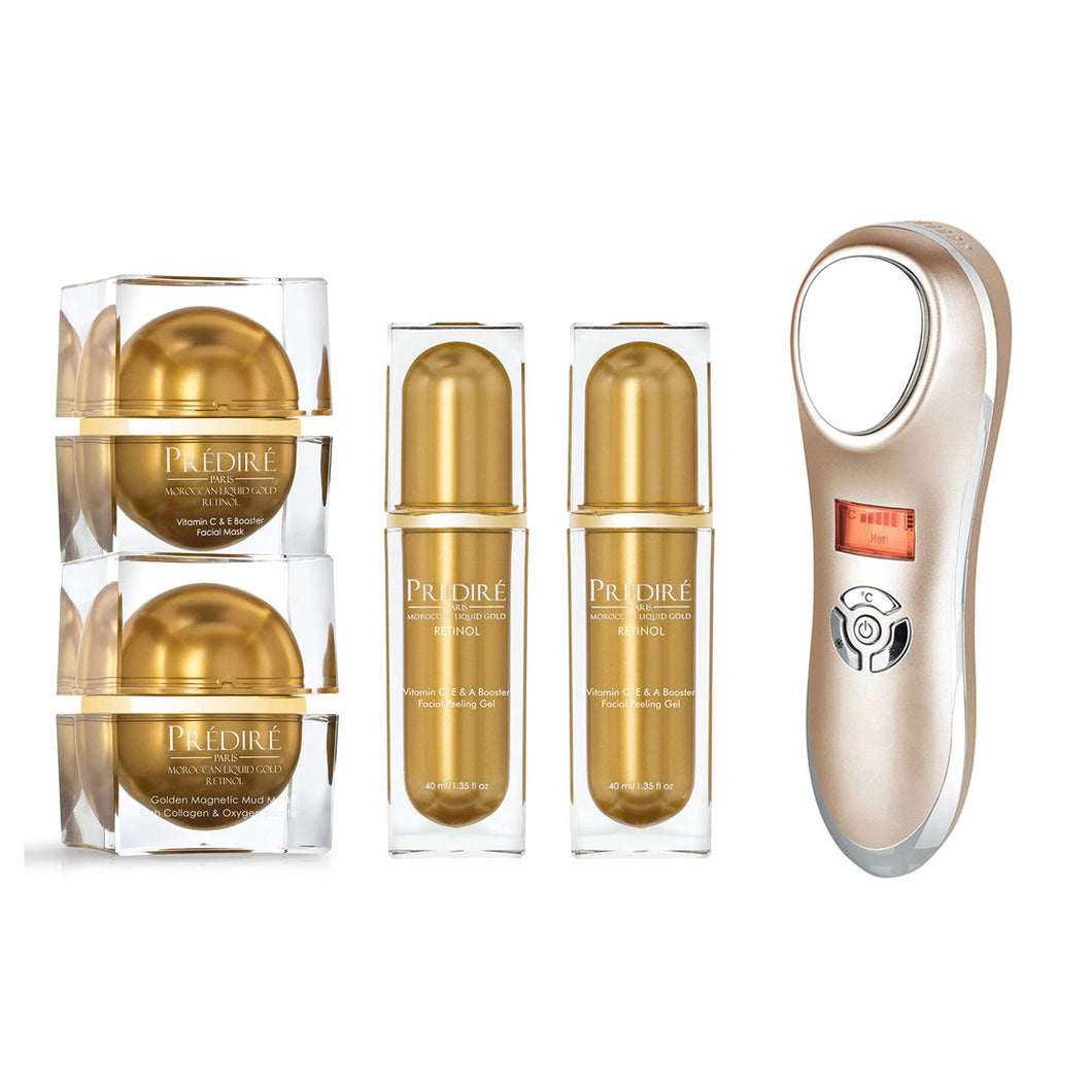 Vitamin C, E & A Booster & Hydrating Collection with Infinity Element Sonic Hot and Cool Compress