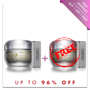 Máscara Revitalizadora de Barro Magnético Dorado con Multivitaminas E, A y C 50ML | Paquete BOGO