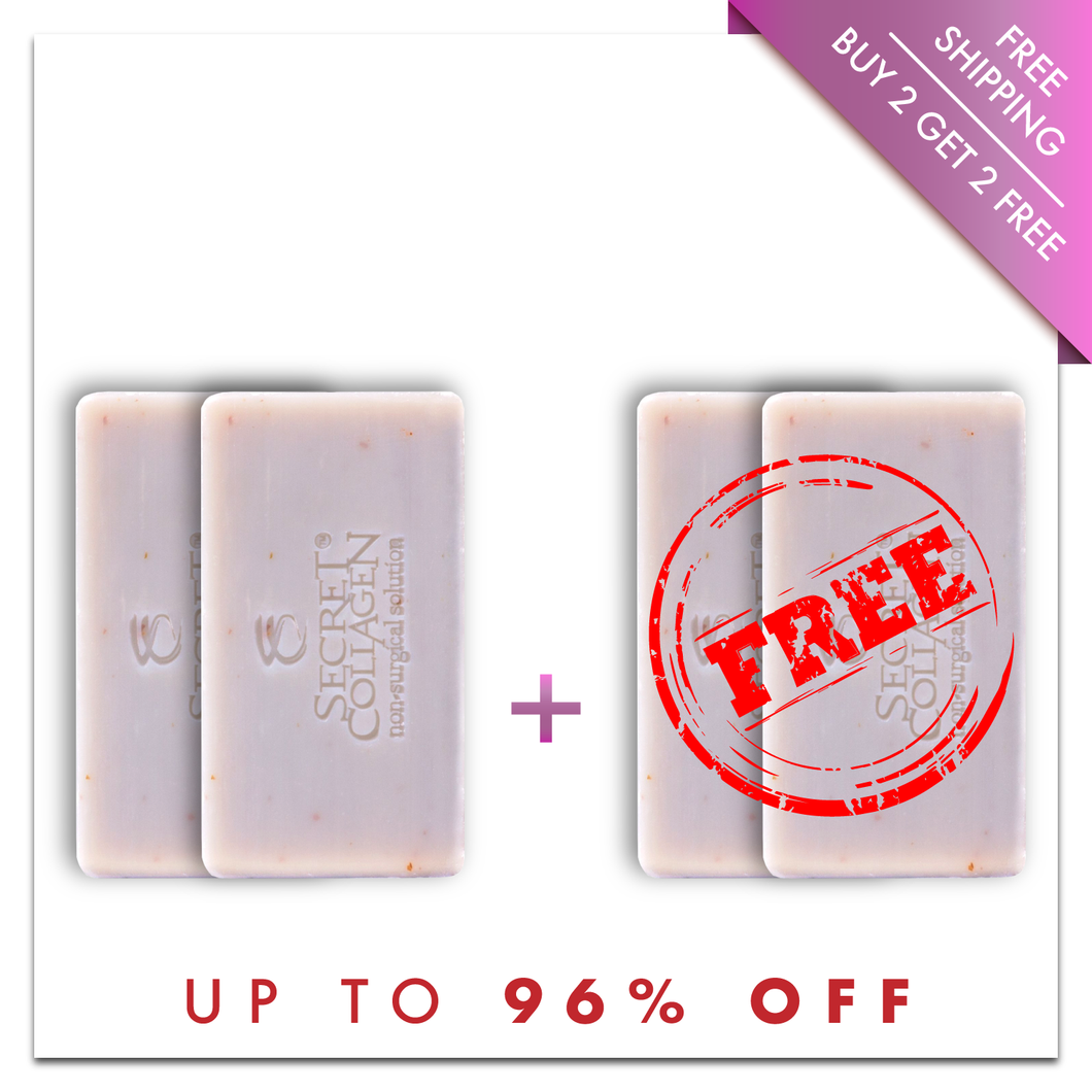 Skin Brightening Oatmeal Soap with Retinol & Collagen 175g (2 Pack Bundle) | BOGO Bundle